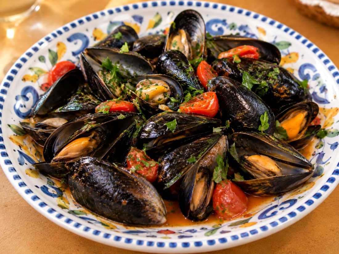 Spaghetti with clams